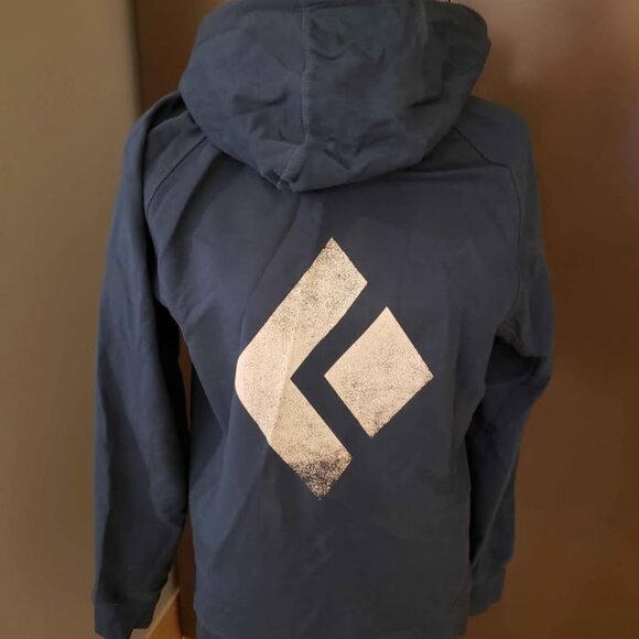 Black Diamond Chalked Up Hoody SMALL Blue - Picture 4 of 4